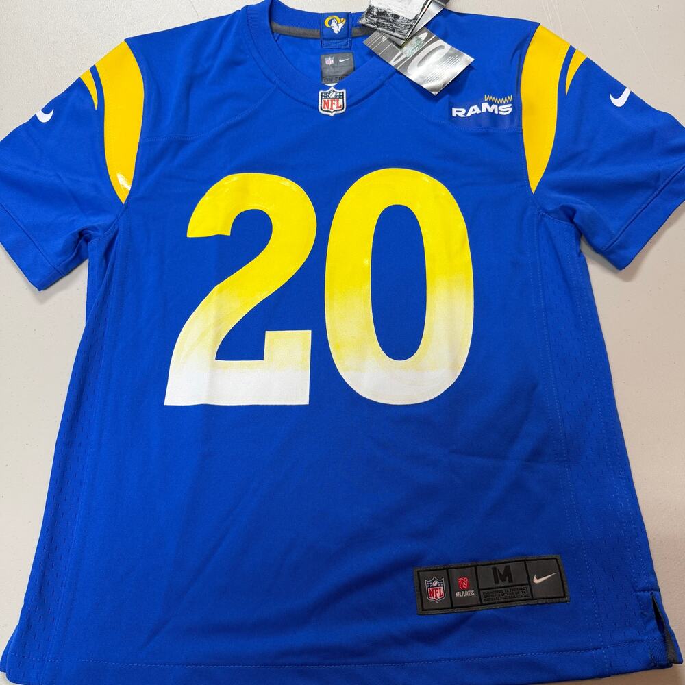 Jalen Ramsey Los Angeles Rams Nike NFL On-Field Youth Medium 10/12 Blue NWT